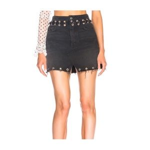 GRLFRND Milla High Rise Denim Skirt